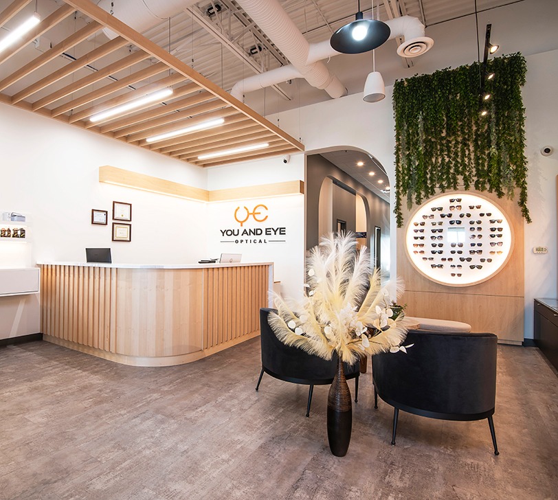 You & Eye Optical's interior space